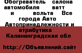 Обогреватель   салона  автомобиля  300 ватт,  12   и   24    вольта. - Все города Авто » Автопринадлежности и атрибутика   . Калининградская обл.